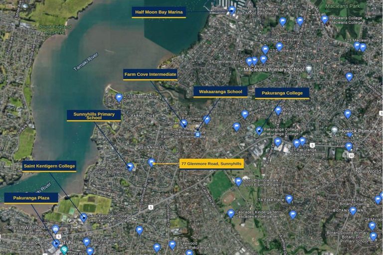 Photo of property in 1/77 Glenmore Road, Sunnyhills, Auckland, 2010
