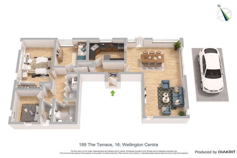 Photo of property in Jellicoe Towers, 191 The Terrace, Wellington Central, Wellington, 6011