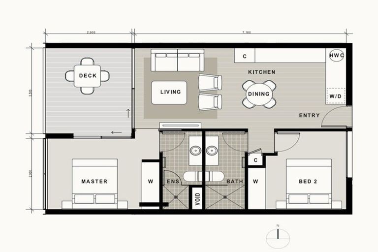 Photo of property in 408/32 Anzac Road, Browns Bay, Auckland, 0630