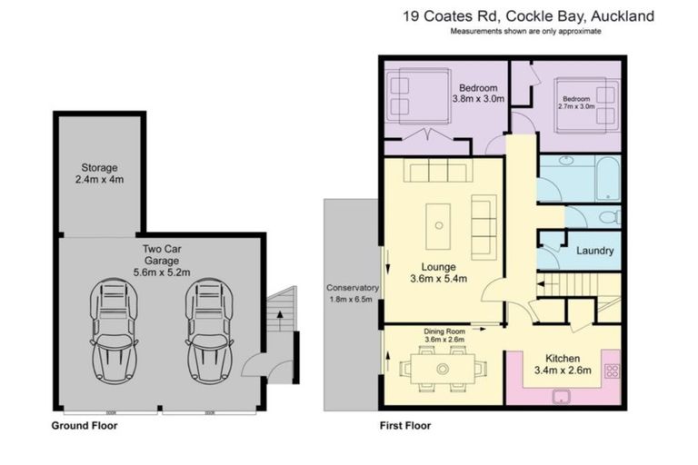 Photo of property in 1/19 Coates Road, Cockle Bay, Auckland, 2014