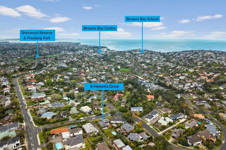 Photo of property in 8 Helvetia Drive, Browns Bay, Auckland, 0630