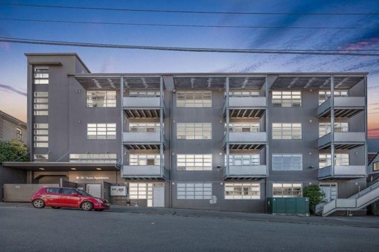 Photo of property in Vespa Apartments, 101/20 Hanson Street, Mount Cook, Wellington, 6021