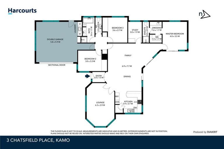 Photo of property in 3 Chatsfield Place, Te Kamo, Whangarei, 0112