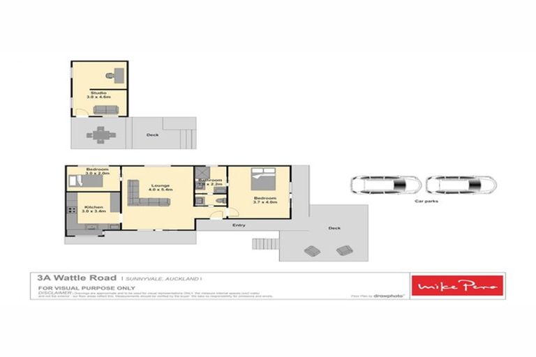 Photo of property in 3a Wattle Road, Sunnyvale, Auckland, 0612