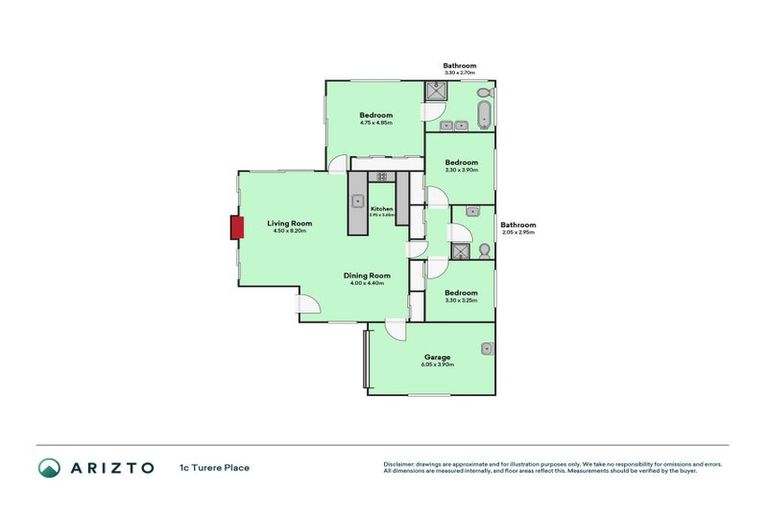 Photo of property in 1c Turere Place, Otamatea, Whanganui, 4501