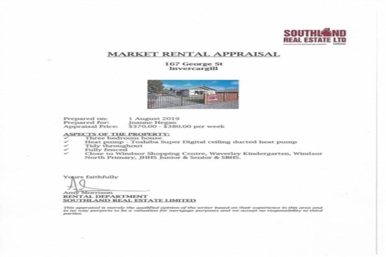 Photo of property in 167 George Street, Windsor, Invercargill, 9810