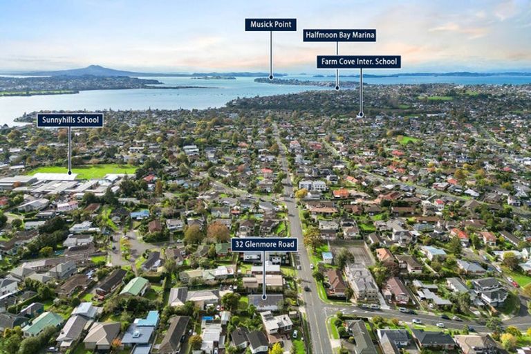 Photo of property in 32 Glenmore Road, Sunnyhills, Auckland, 2010
