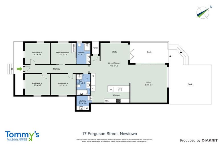 Photo of property in 17 Ferguson Street, Newtown, Wellington, 6021