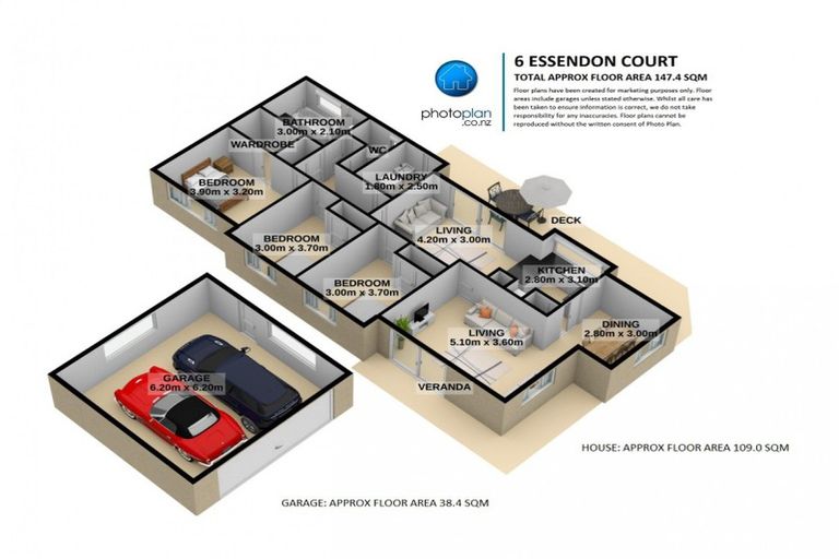 Photo of property in 6 Essendon Court, Glenview, Hamilton, 3206