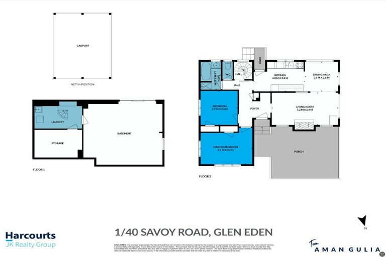 Photo of property in 1/40 Savoy Road, Glen Eden, Auckland, 0602