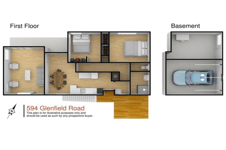 Photo of property in 594 Glenfield Road, Bayview, Auckland, 0629