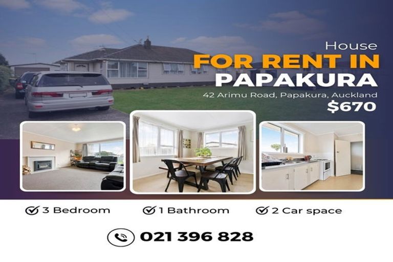 Photo of property in 42 Arimu Road, Papakura, 2110