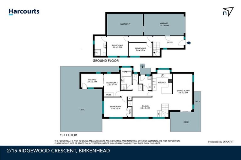 Photo of property in 2/15 Ridgewood Crescent, Birkenhead, Auckland, 0626