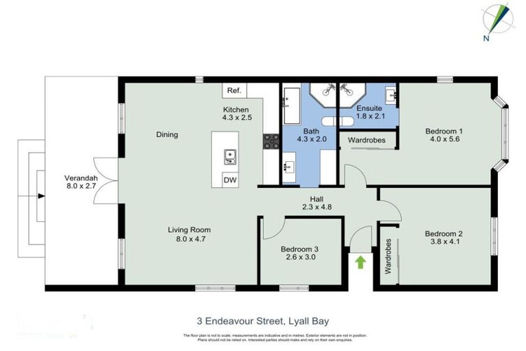 Photo of property in 3 Endeavour Street, Lyall Bay, Wellington, 6022