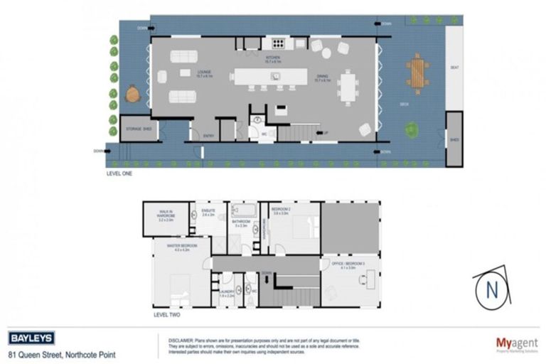 Photo of property in 81 Queen Street, Northcote Point, Auckland, 0627