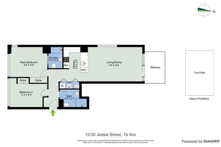 Photo of property in Sol Apartments, 12/37 Jessie Street, Te Aro, Wellington, 6011