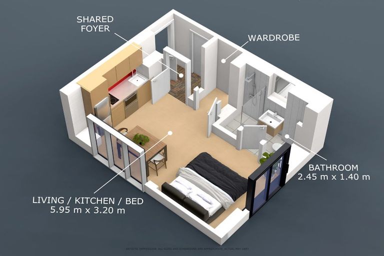 Photo of property in 1501/111 Dixon Street, Te Aro, Wellington, 6011