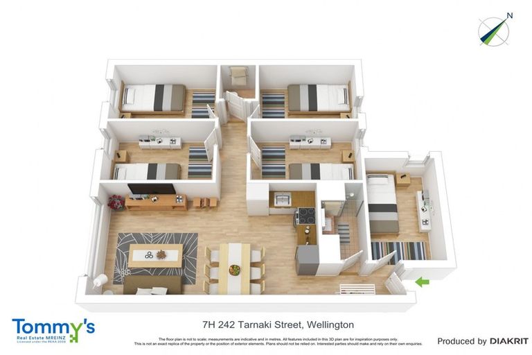 Photo of property in Cube Apartments, 9j/242 Taranaki Street, Mount Cook, Wellington, 6011