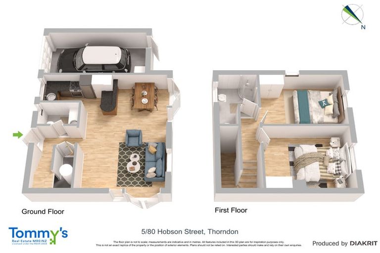 Photo of property in 5/80 Hobson Street, Thorndon, Wellington, 6011