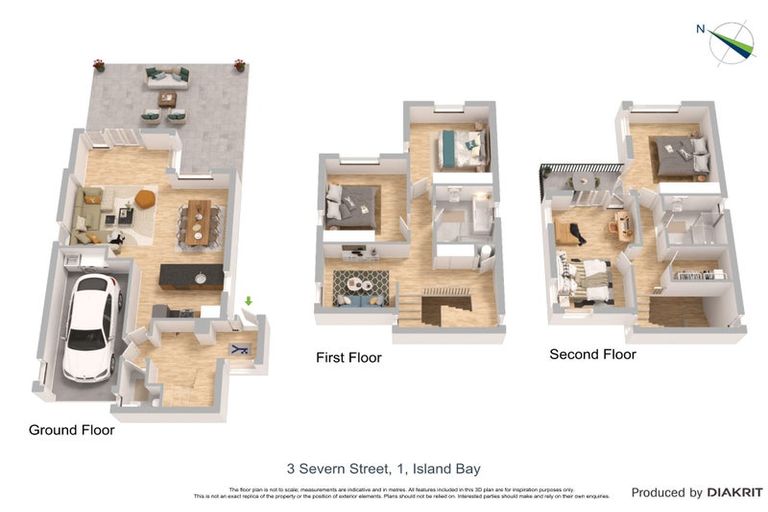 Photo of property in 1/3 Severn Street, Island Bay, Wellington, 6023