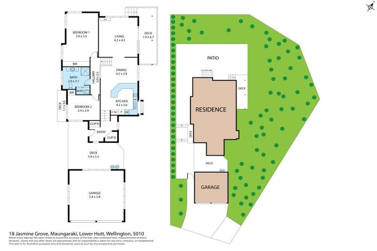 Photo of property in 18 Jasmine Grove, Maungaraki, Lower Hutt, 5010