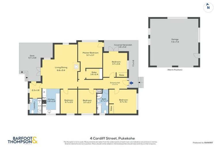 Photo of property in 4 Cardiff Street, Pukekohe, 2120