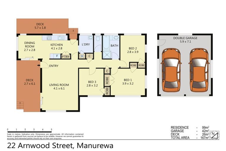 Photo of property in 22 Arnwood Street, Manurewa, Auckland, 2102