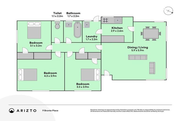 Photo of property in 9 Bronte Place, Owhata, Rotorua, 3010