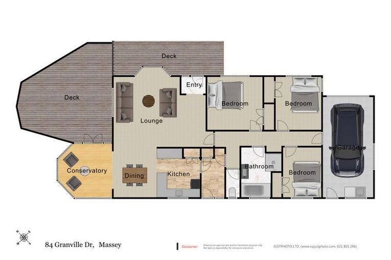 Photo of property in 84 Granville Drive, Massey, Auckland, 0614