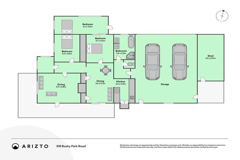 Photo of property in 318 Bushy Park Road, Kai Iwi, Whanganui, 4574