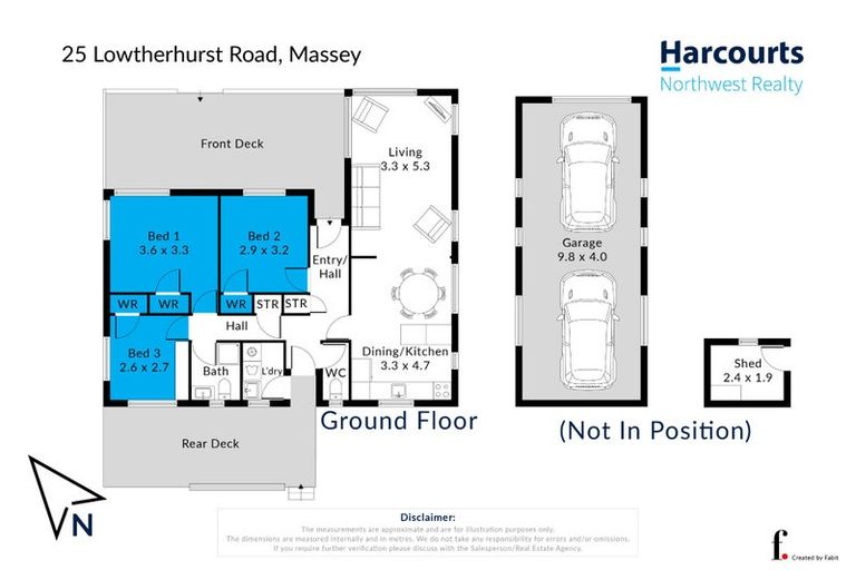 Photo of property in 25 Lowtherhurst Road, Massey, Auckland, 0614