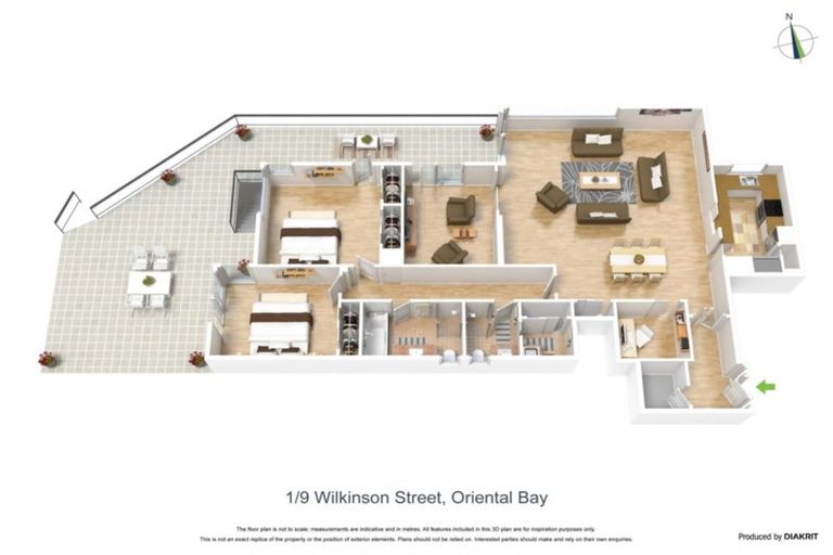 Photo of property in 1/9 Wilkinson Street, Oriental Bay, Wellington, 6011