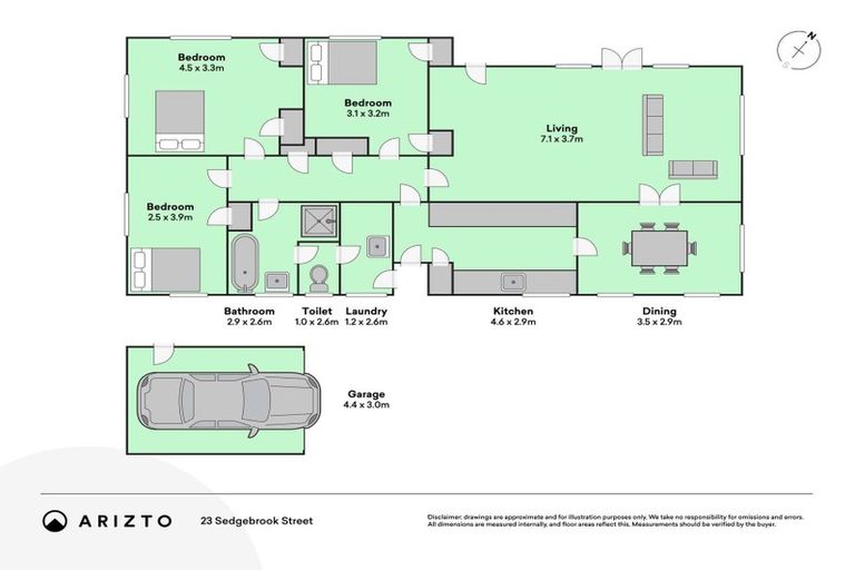 Photo of property in 23 Sedgebrook Street, Whanganui East, Whanganui, 4500