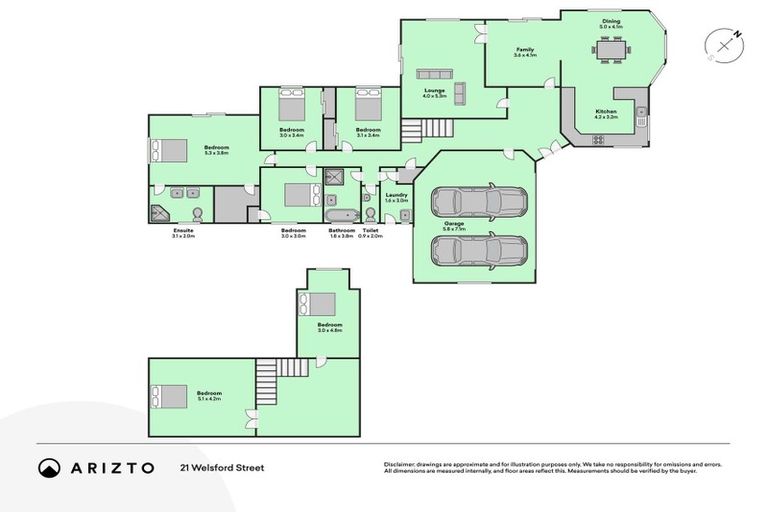 Photo of property in 21 Welsford Street, Woodend, 7610