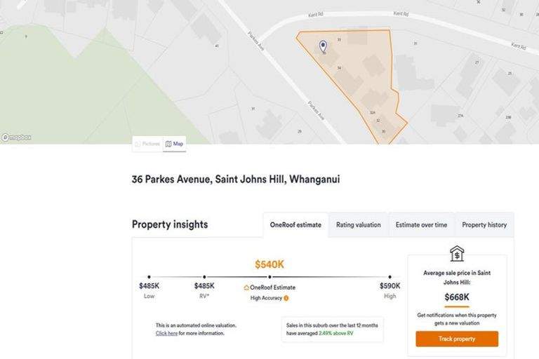 Photo of property in 36 Parkes Avenue, Saint Johns Hill, Whanganui, 4501