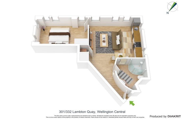 Photo of property in The Quay, 3/332a1 Lambton Quay, Wellington Central, Wellington, 6011