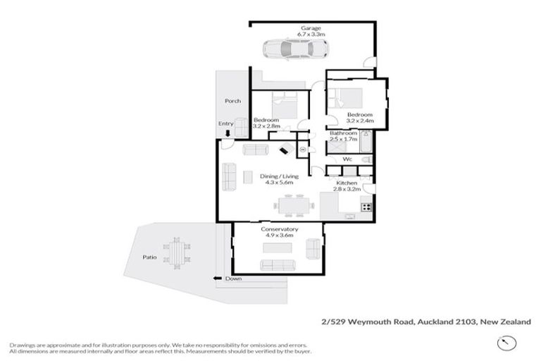Photo of property in 2/529 Weymouth Road, Weymouth, Auckland, 2103
