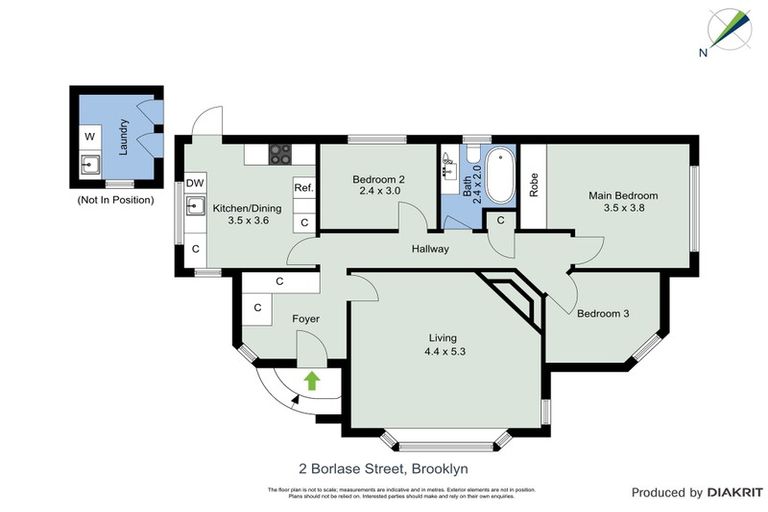 Photo of property in 2 Borlase Street, Brooklyn, Wellington, 6021