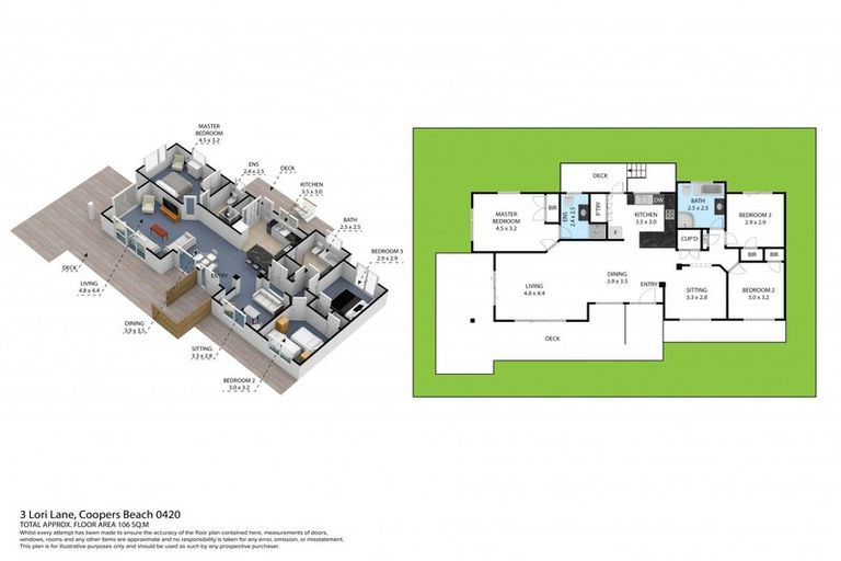 Photo of property in 3 Lori Lane, Coopers Beach, 0420