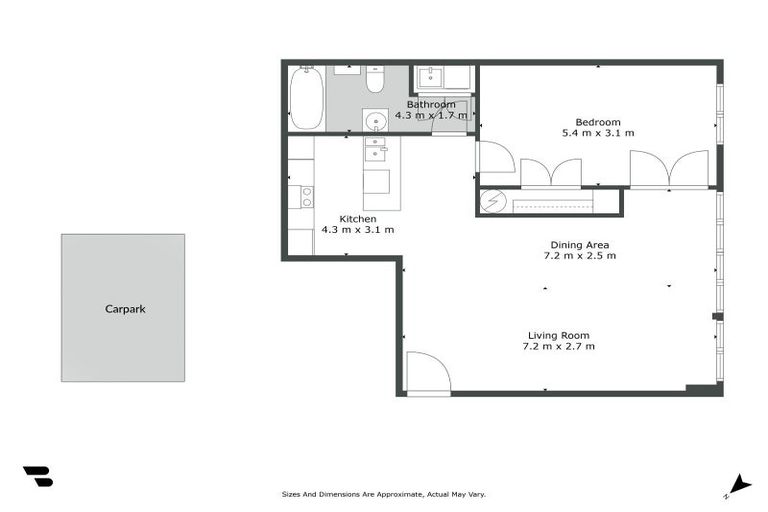 Photo of property in 1d/2 Dickens Street, Grey Lynn, Auckland, 1021