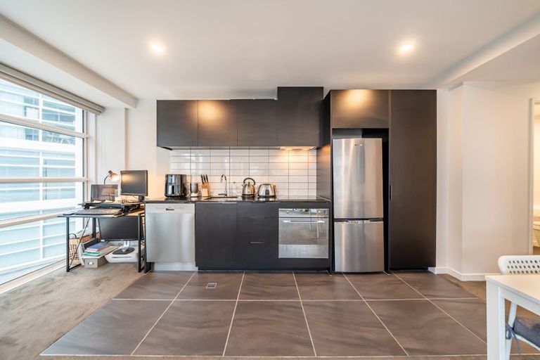 Photo of property in Pinnacle Apartments, E503/160 Victoria Street, Te Aro, Wellington, 6011