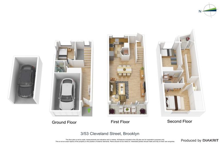 Photo of property in 3/53 Cleveland Street, Brooklyn, Wellington, 6021