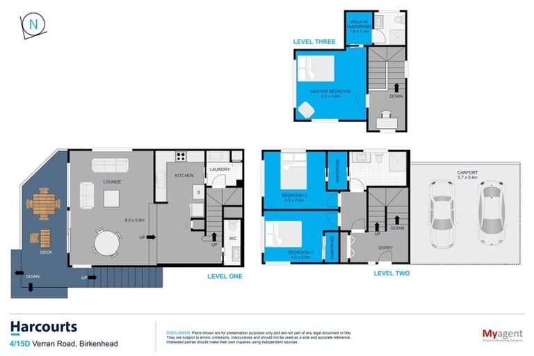 Photo of property in 4/15d Verran Road, Birkenhead, Auckland, 0626