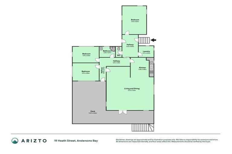 Photo of property in 19 Heath Street, Andersons Bay, Dunedin, 9013