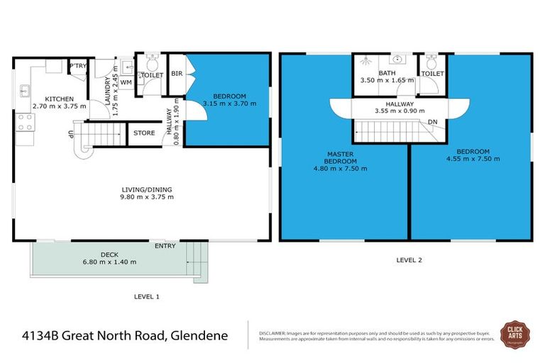 Photo of property in 4134 Great North Road, Glendene, Auckland, 0602