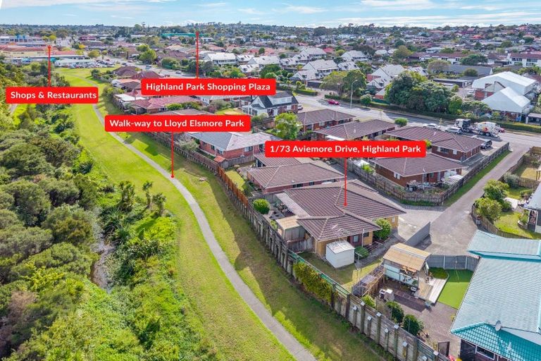 Photo of property in 1/73 Aviemore Drive, Highland Park, Auckland, 2010