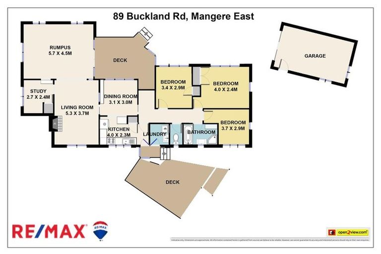 Photo of property in 89 Buckland Road, Mangere East, Auckland, 2024