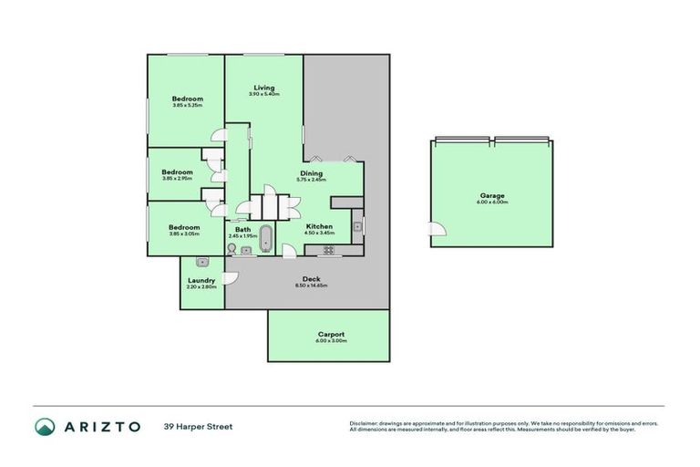 Photo of property in 39 Harper Street, Gonville, Whanganui, 4501