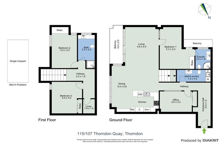 Photo of property in Stadium Garden Flats, 115/107 Thorndon Quay, Pipitea, Wellington, 6011
