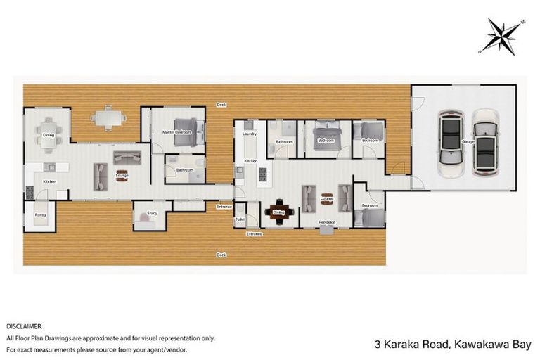 Photo of property in 3 Karaka Road, Kawakawa Bay, Papakura, 2585